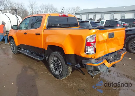 2022 Chevrolet Colorado 2Wd Short Box Z71 z USA, uszkodzony, nr VIN 1GCGSDEN9N1150288